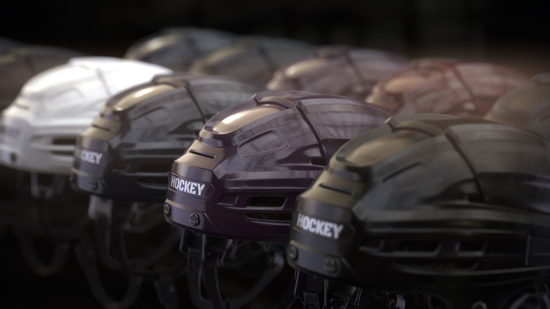 HOCKEY Helmet 3D model_7