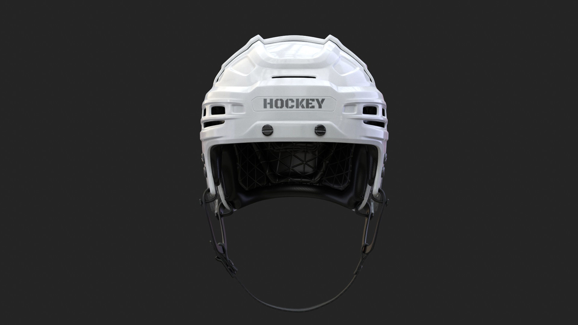 HOCKEY Helmet 3D model_14