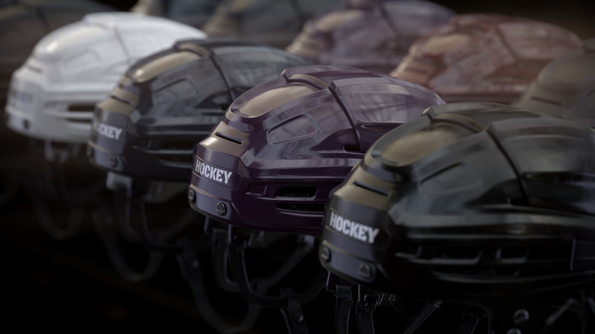 HOCKEY Helmet 3D model_12