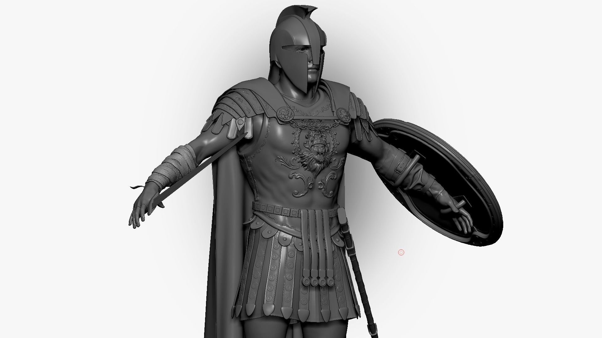 Rome Centurion Sculpt 3D model_2