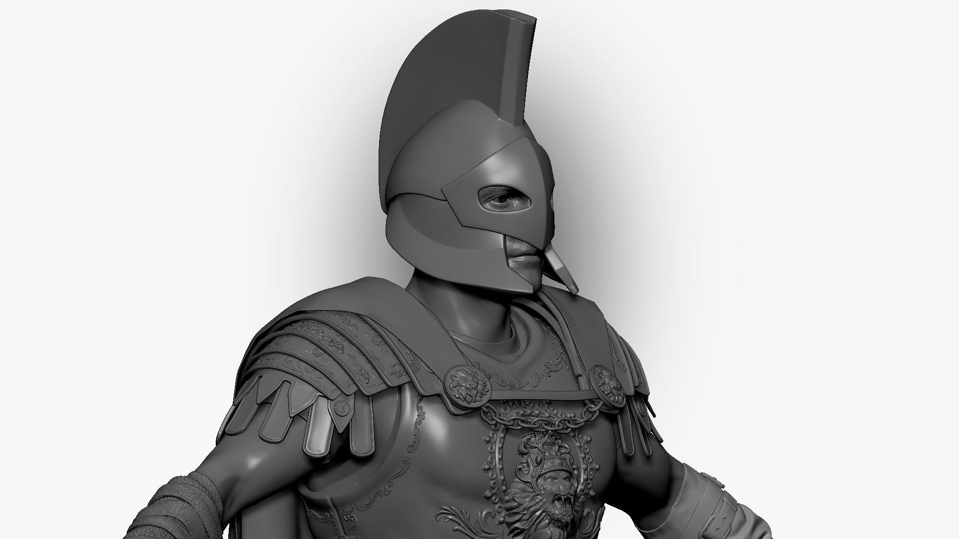 Rome Centurion Sculpt 3D model_4