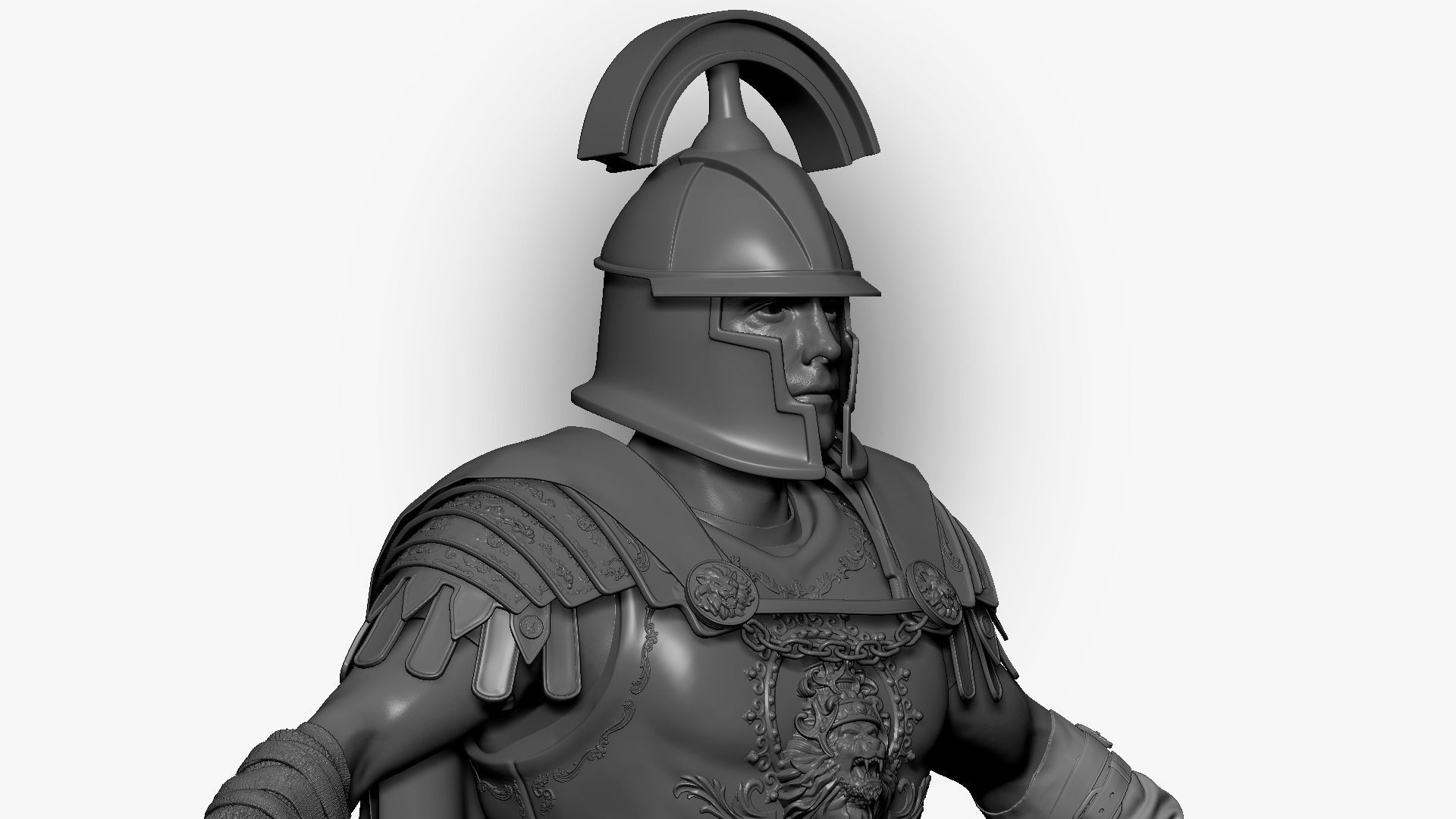Rome Centurion Sculpt 3D model_5