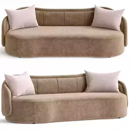 PIA SOFA 3d model Low-poly 3D model