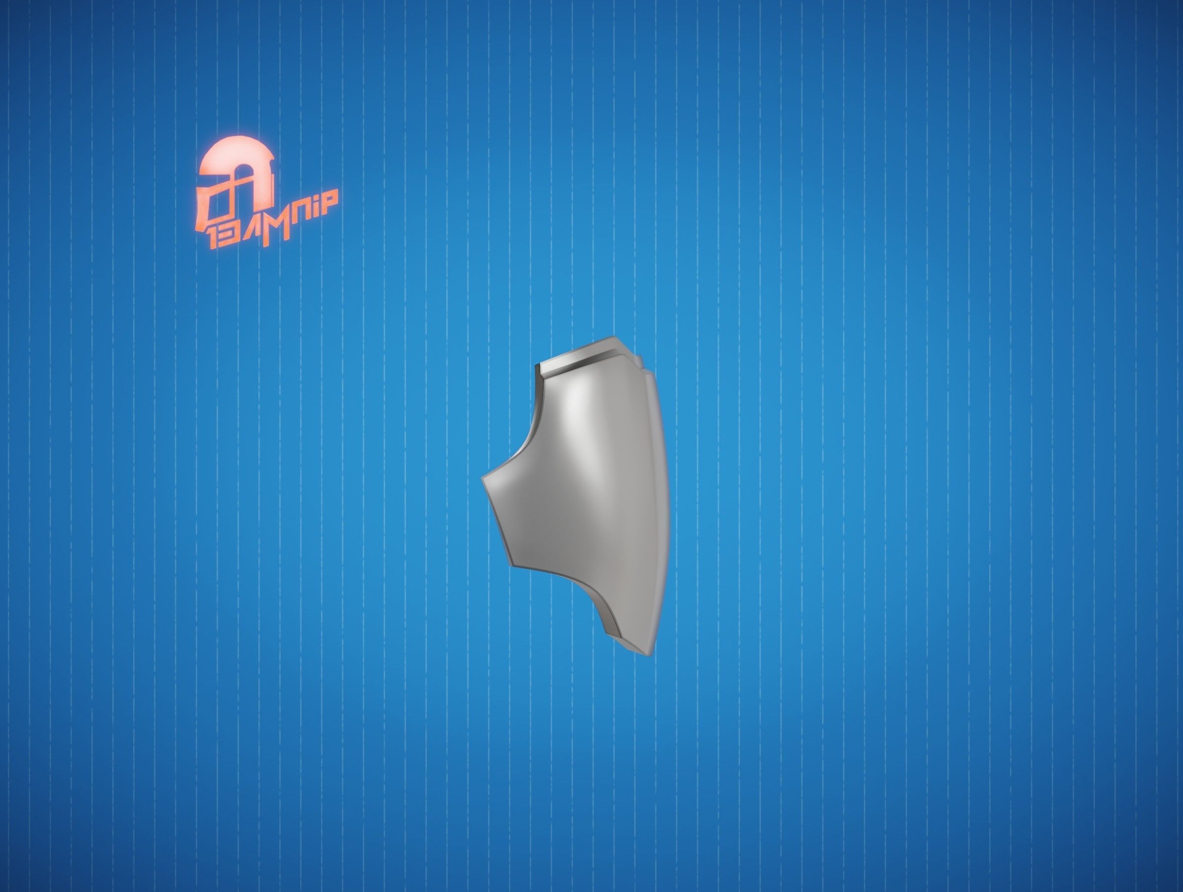 Custom Mandalorian knee Armor 3D print model_11