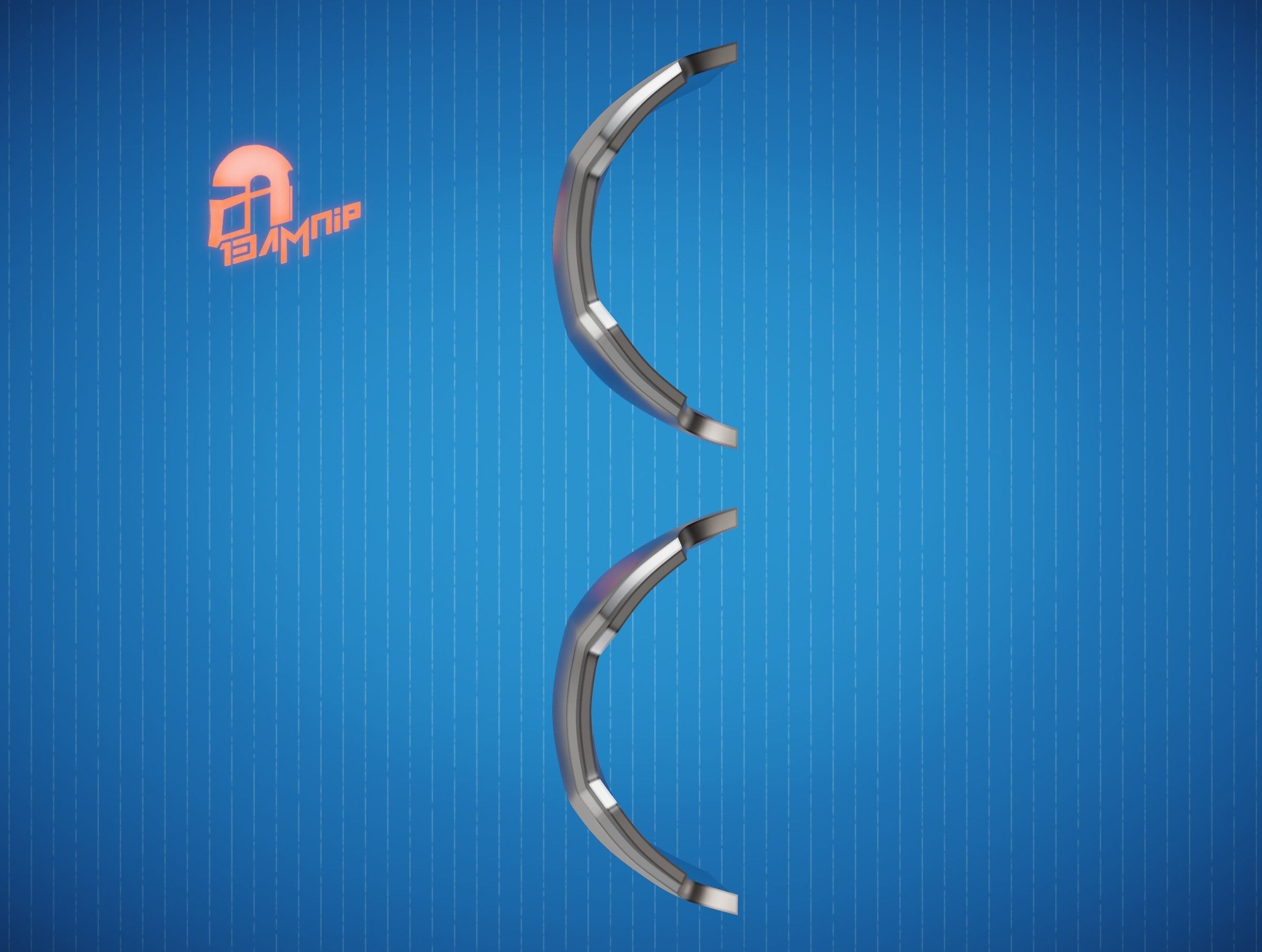 Custom Mandalorian knee Armor 3D print model_16