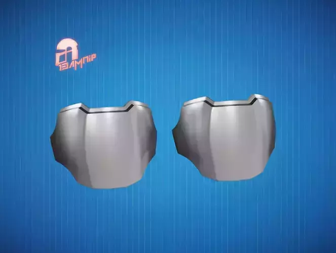 Custom Mandalorian knee Armor