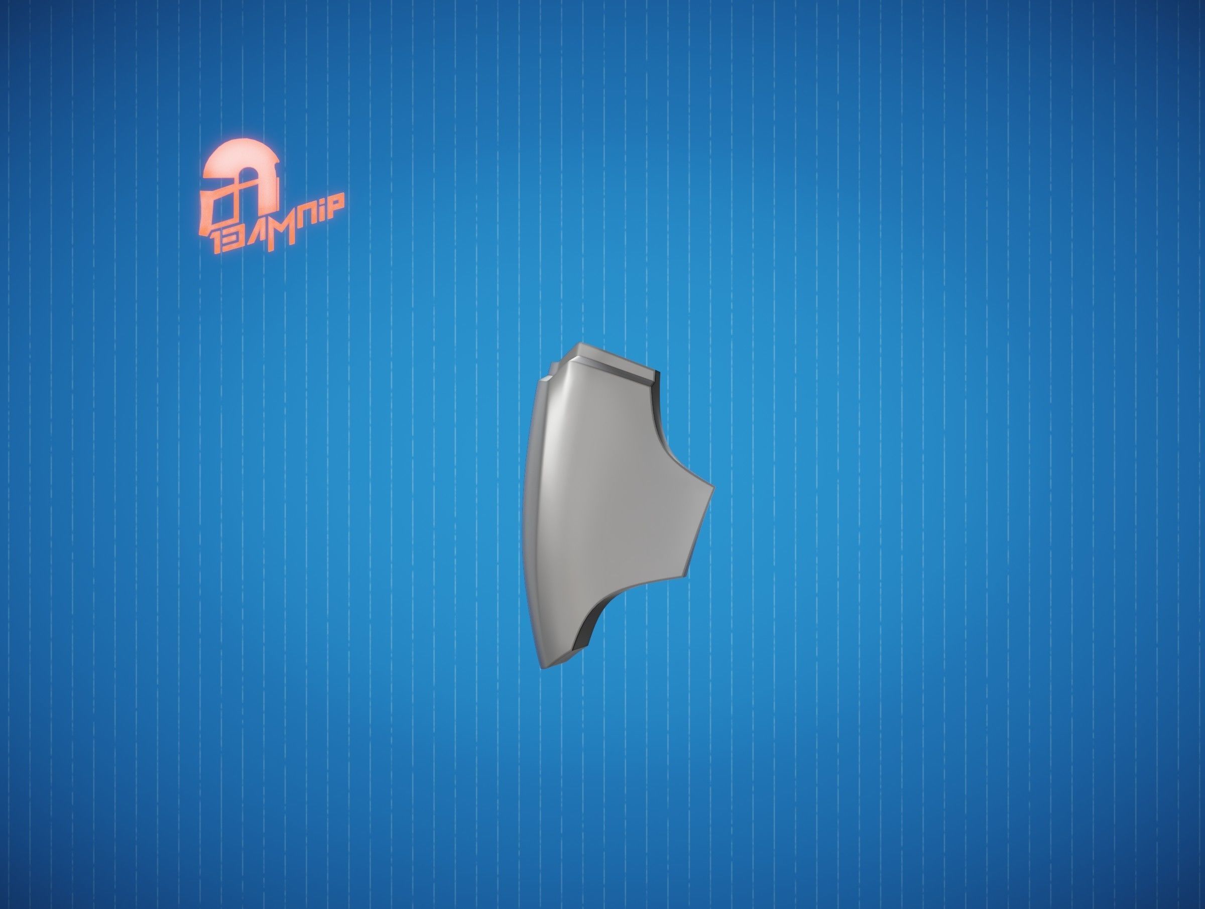 Custom Mandalorian knee Armor 3D print model_4