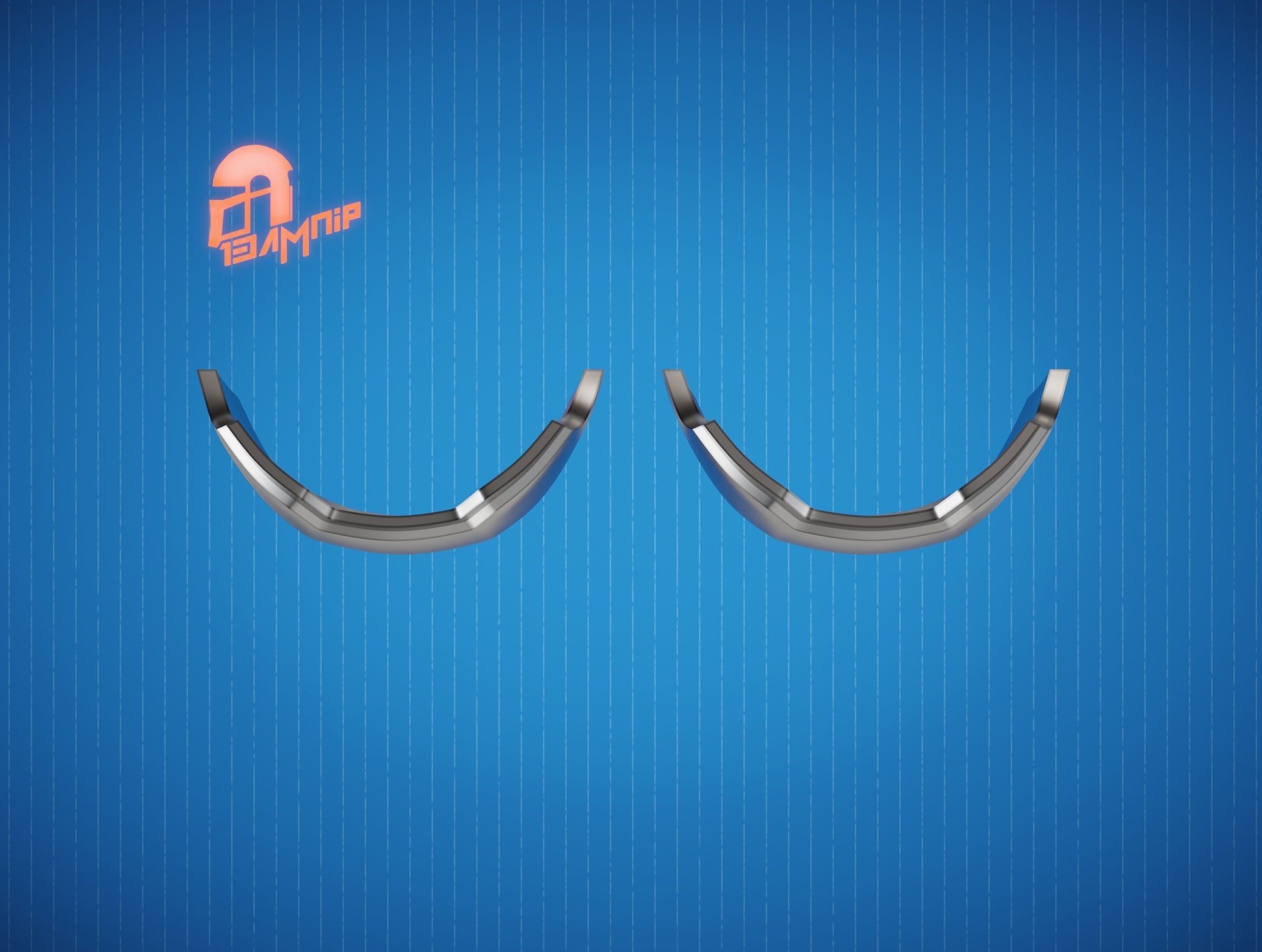 Custom Mandalorian knee Armor 3D print model_15