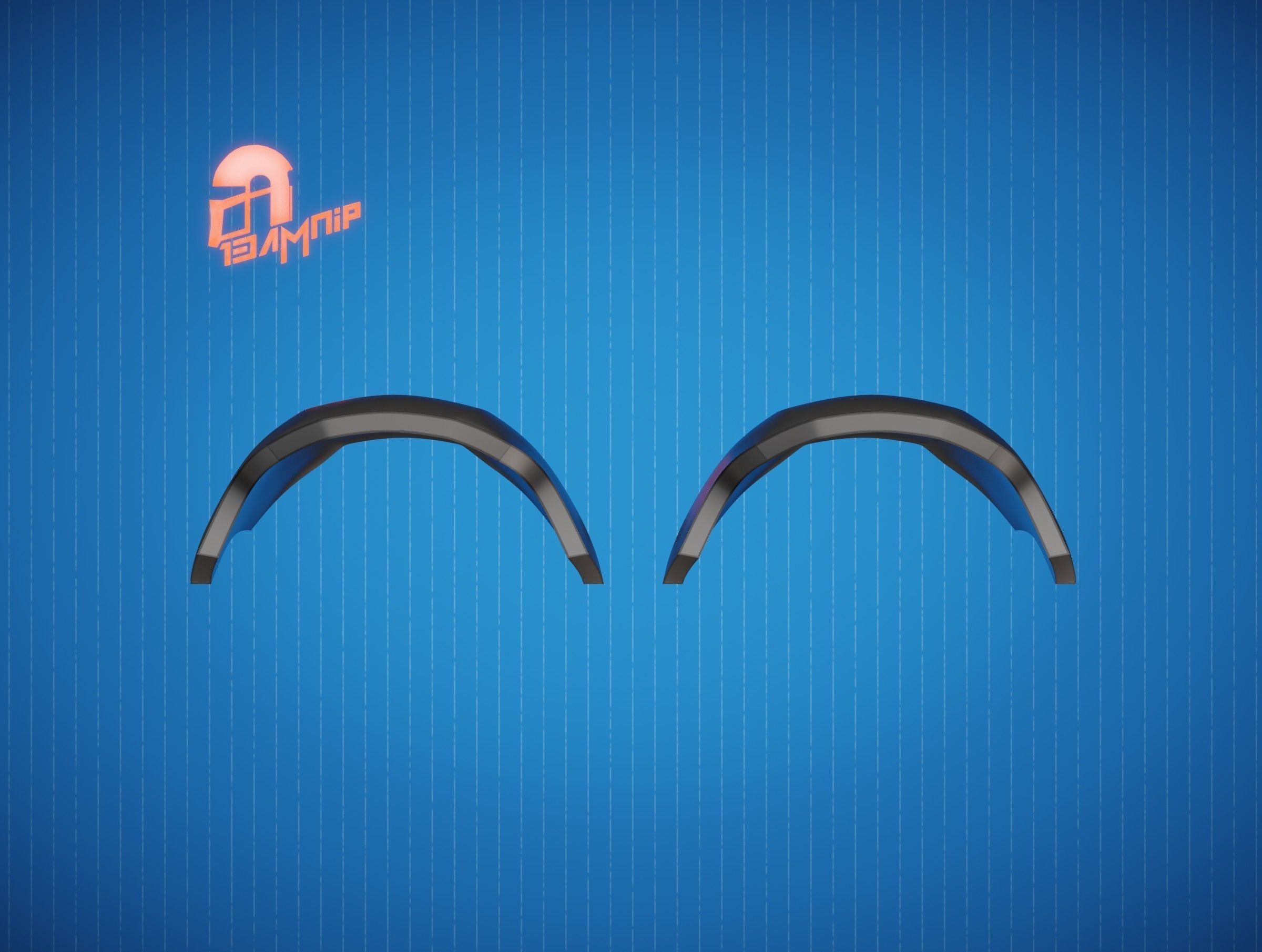 Custom Mandalorian knee Armor 3D print model_19