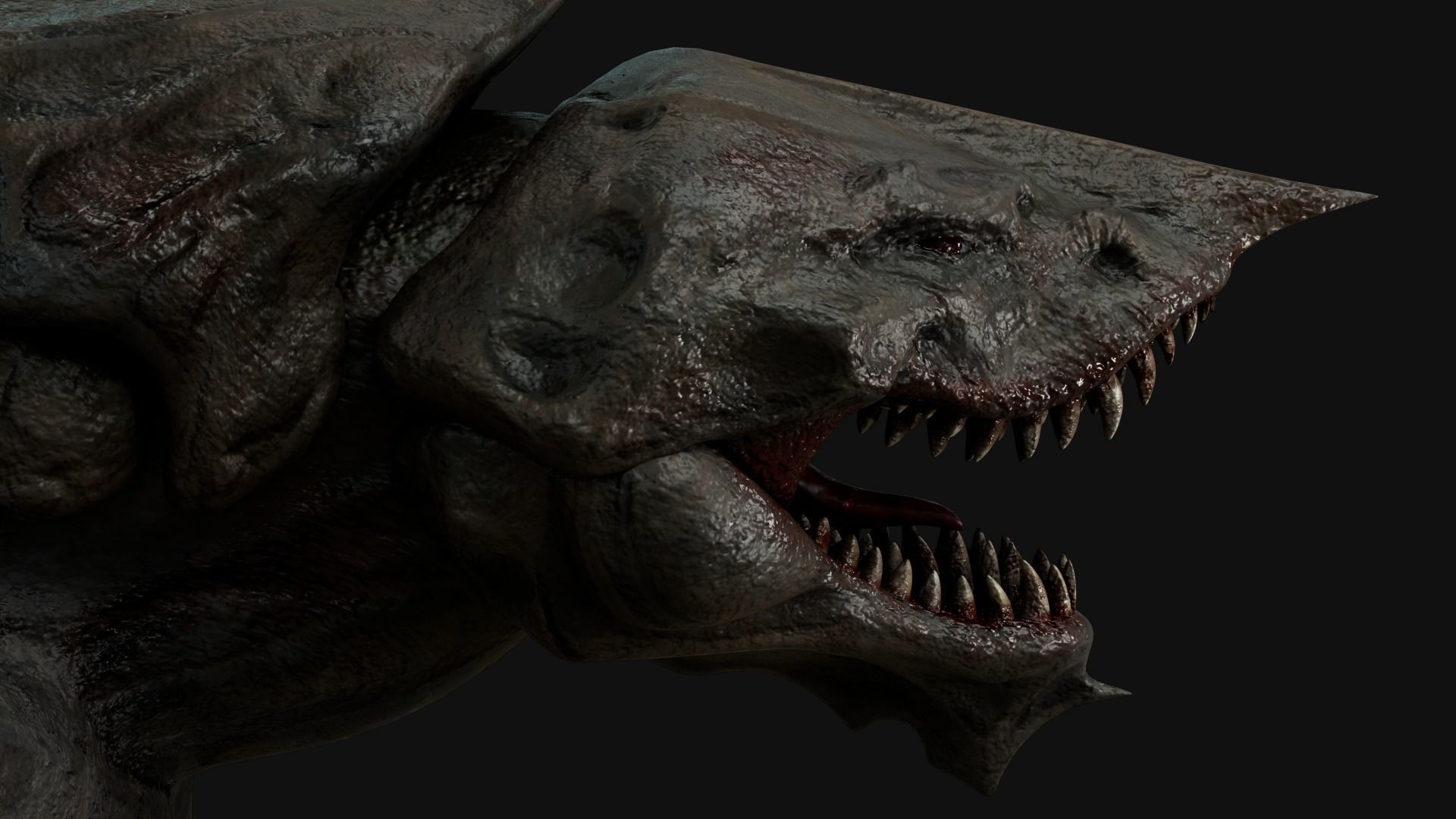 Turtle Creature Low-poly 3D model_18