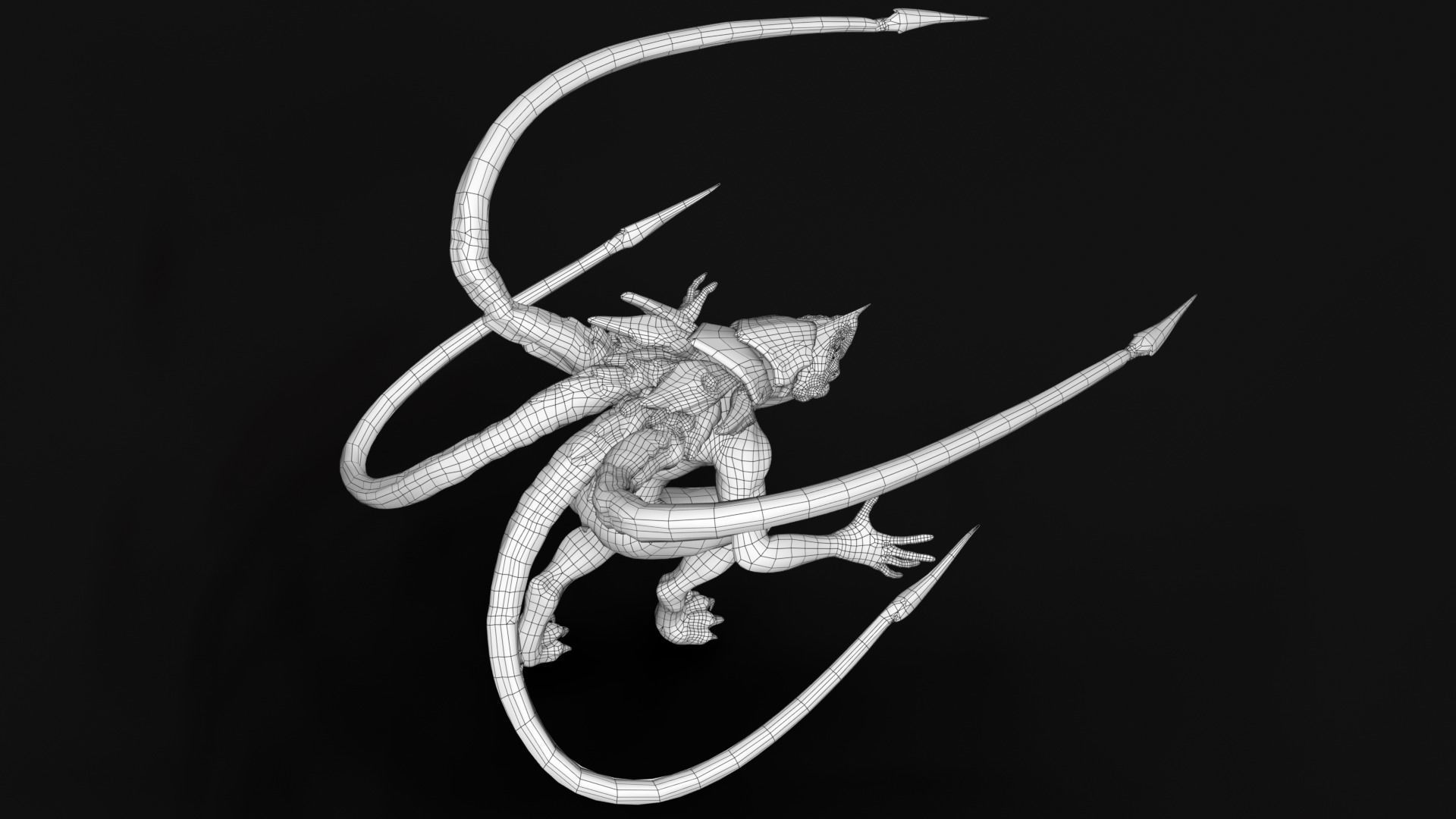 Turtle Creature Low-poly 3D model_20