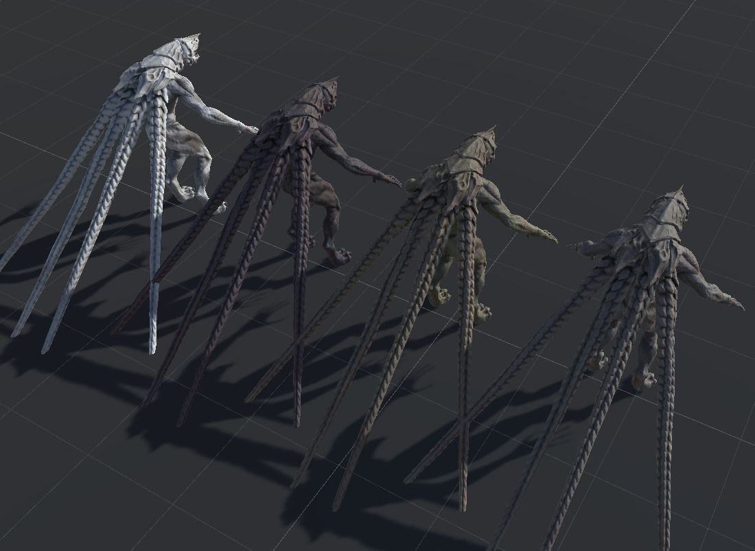 Turtle Creature Low-poly 3D model_32