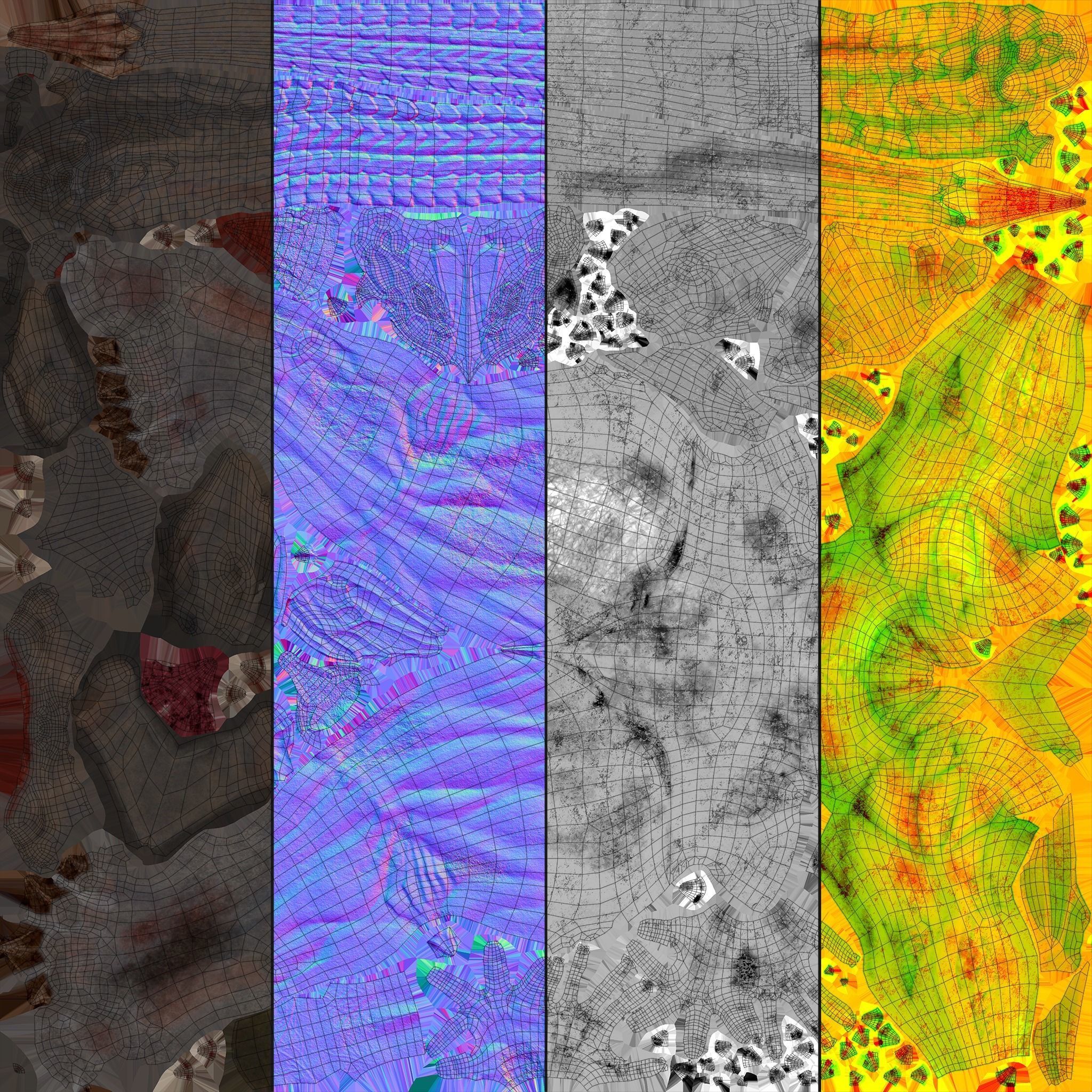 Turtle Creature Low-poly 3D model_25