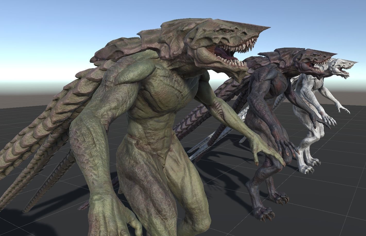 Turtle Creature Low-poly 3D model_33