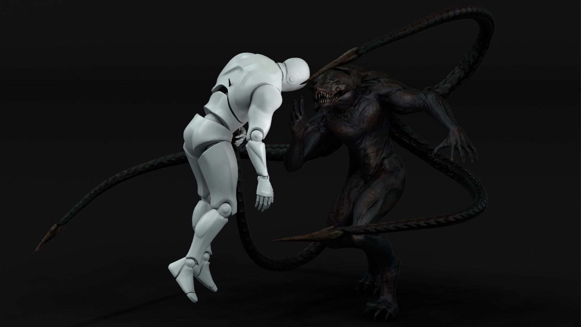 Turtle Creature Low-poly 3D model_12