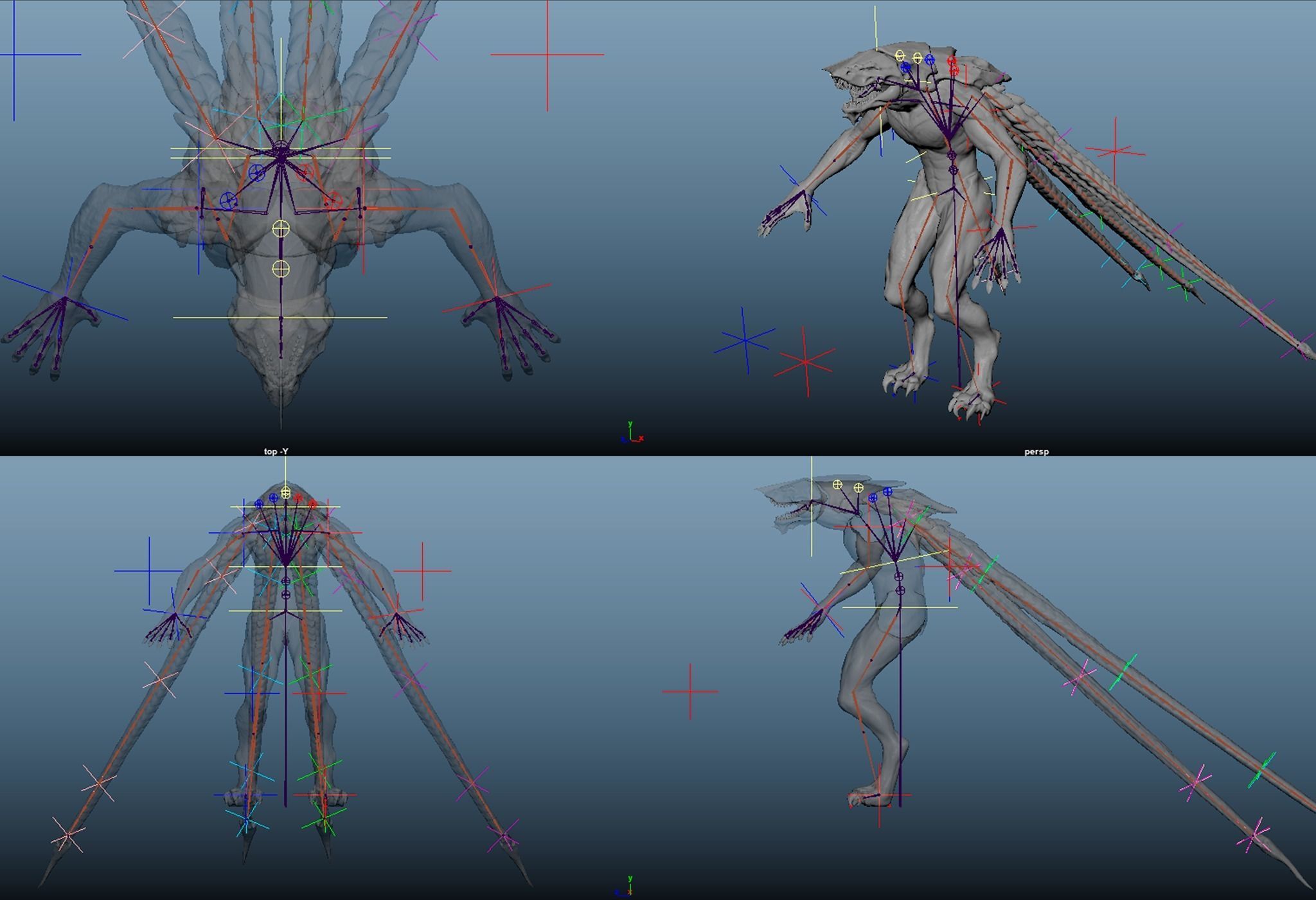 Turtle Creature Low-poly 3D model_23