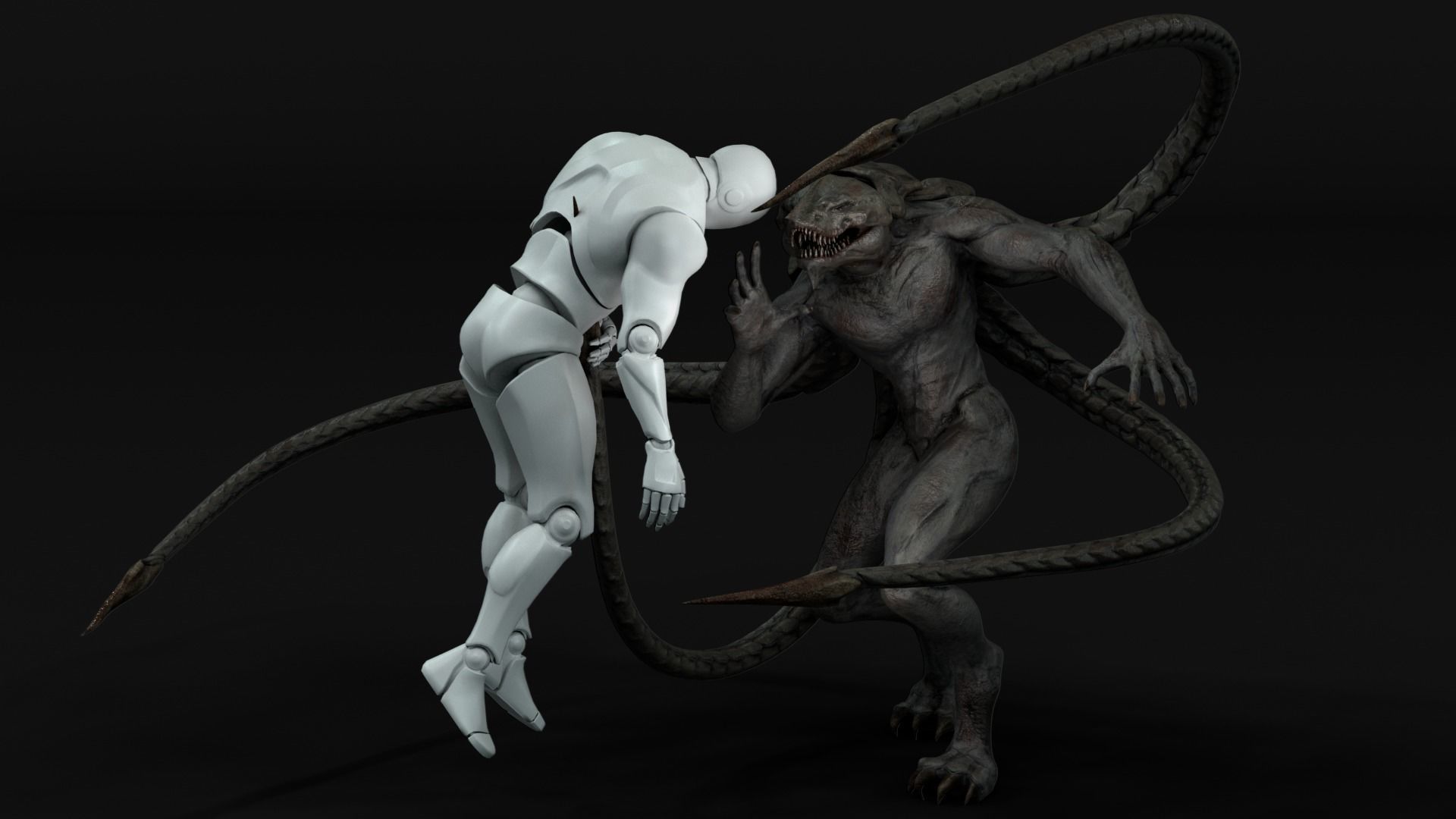 Turtle Creature Low-poly 3D model_17