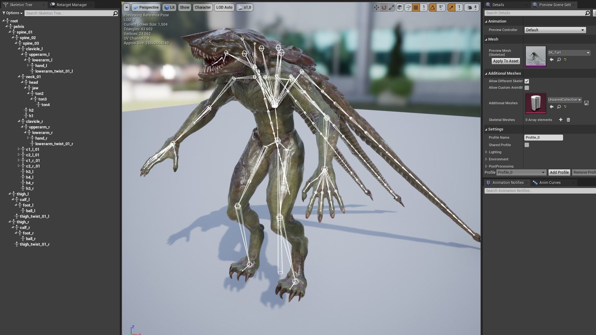 Turtle Creature Low-poly 3D model_30