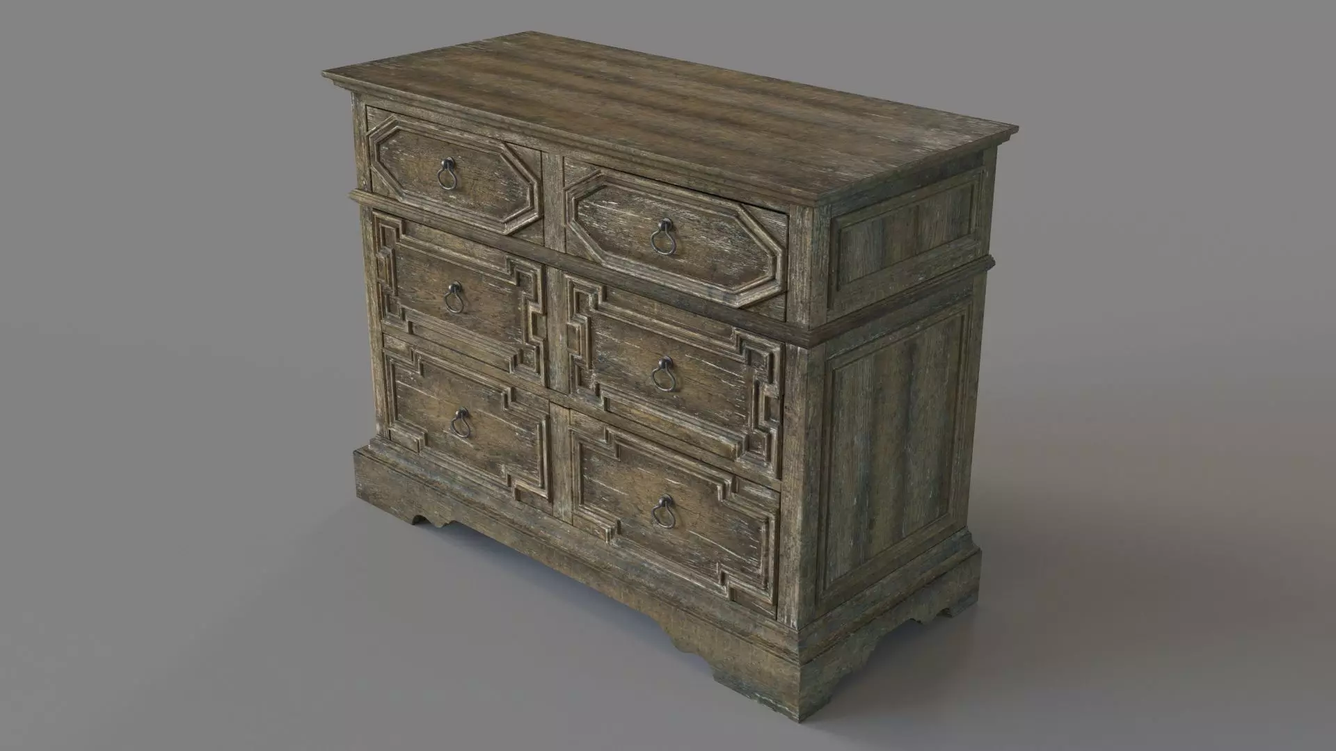 Bedroom La Grange Bridge Valley Bachelors Chest 3D model_0