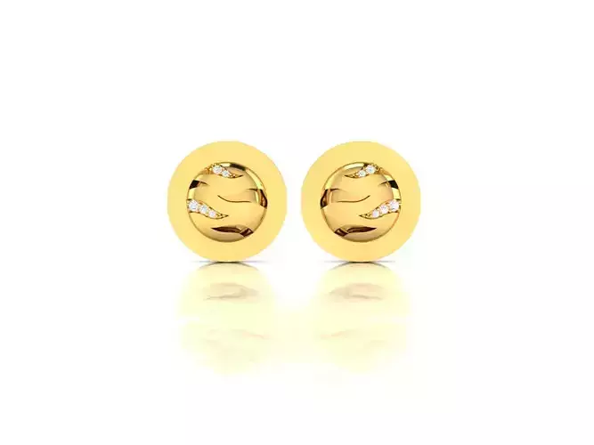 Women Earring 3dm STL OBJ FBX Render Details