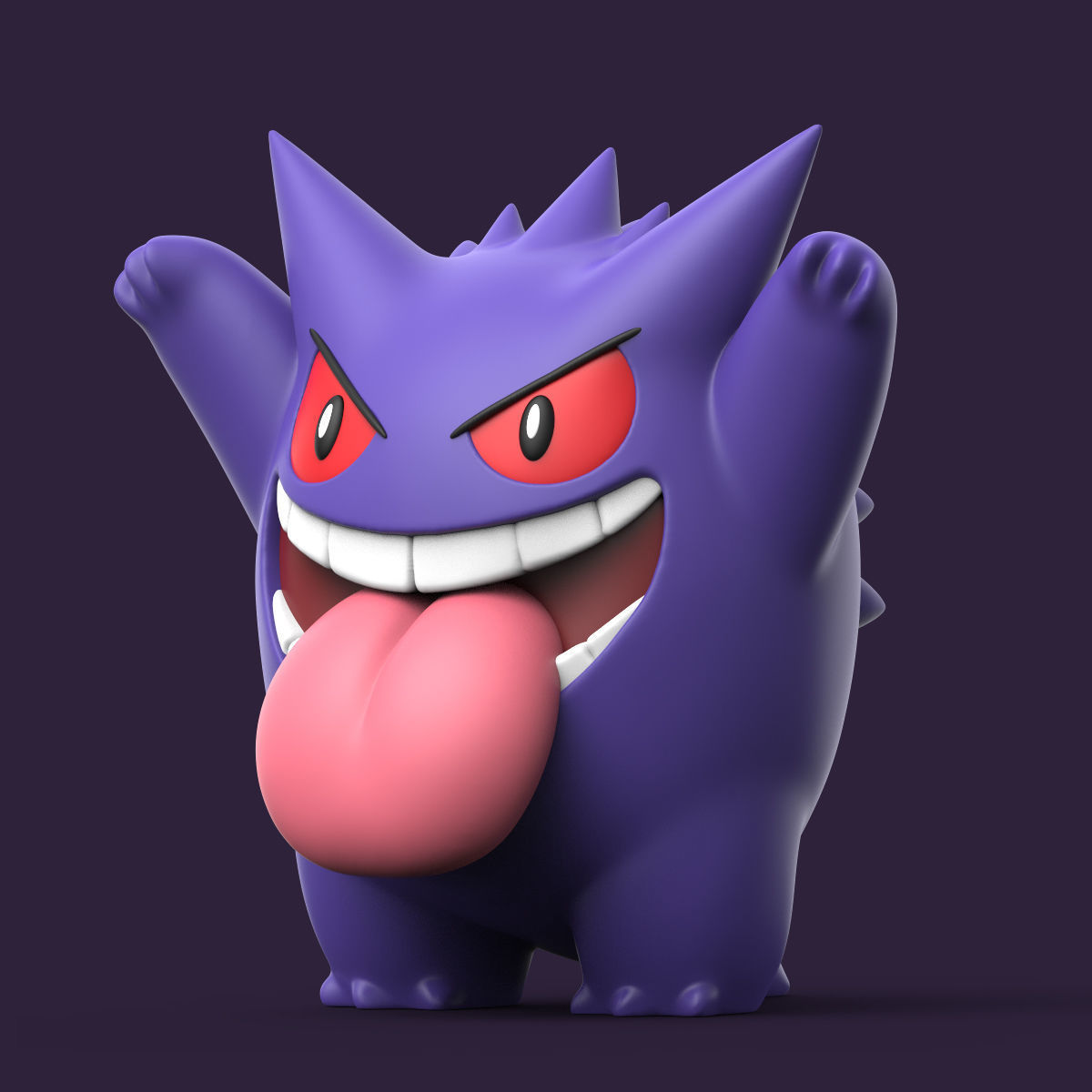 POKEMON - GENGAR 3D print model_1