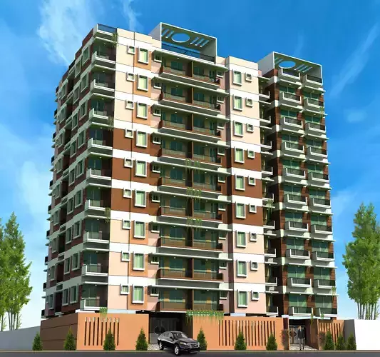 10 Storied Apartment  Building 