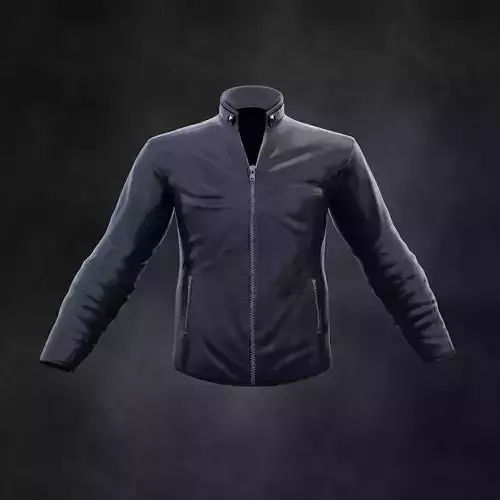 Leather jacket Low-poly RIGGED