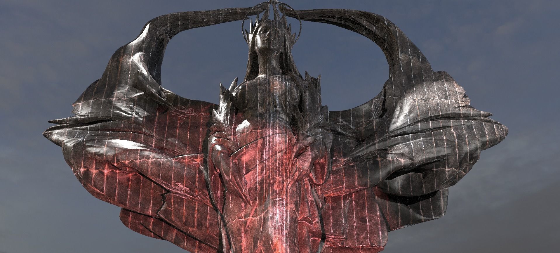 Royal Queen Sculpture 3 3D model_1