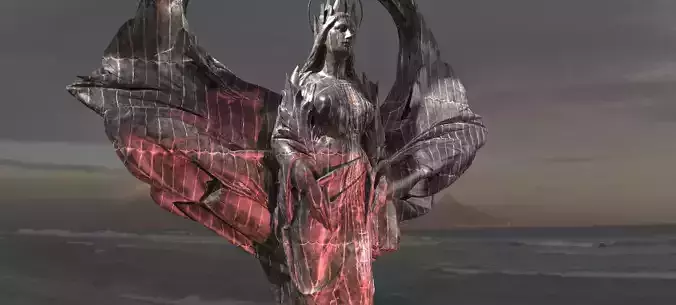 Royal Queen Sculpture 4 3D model