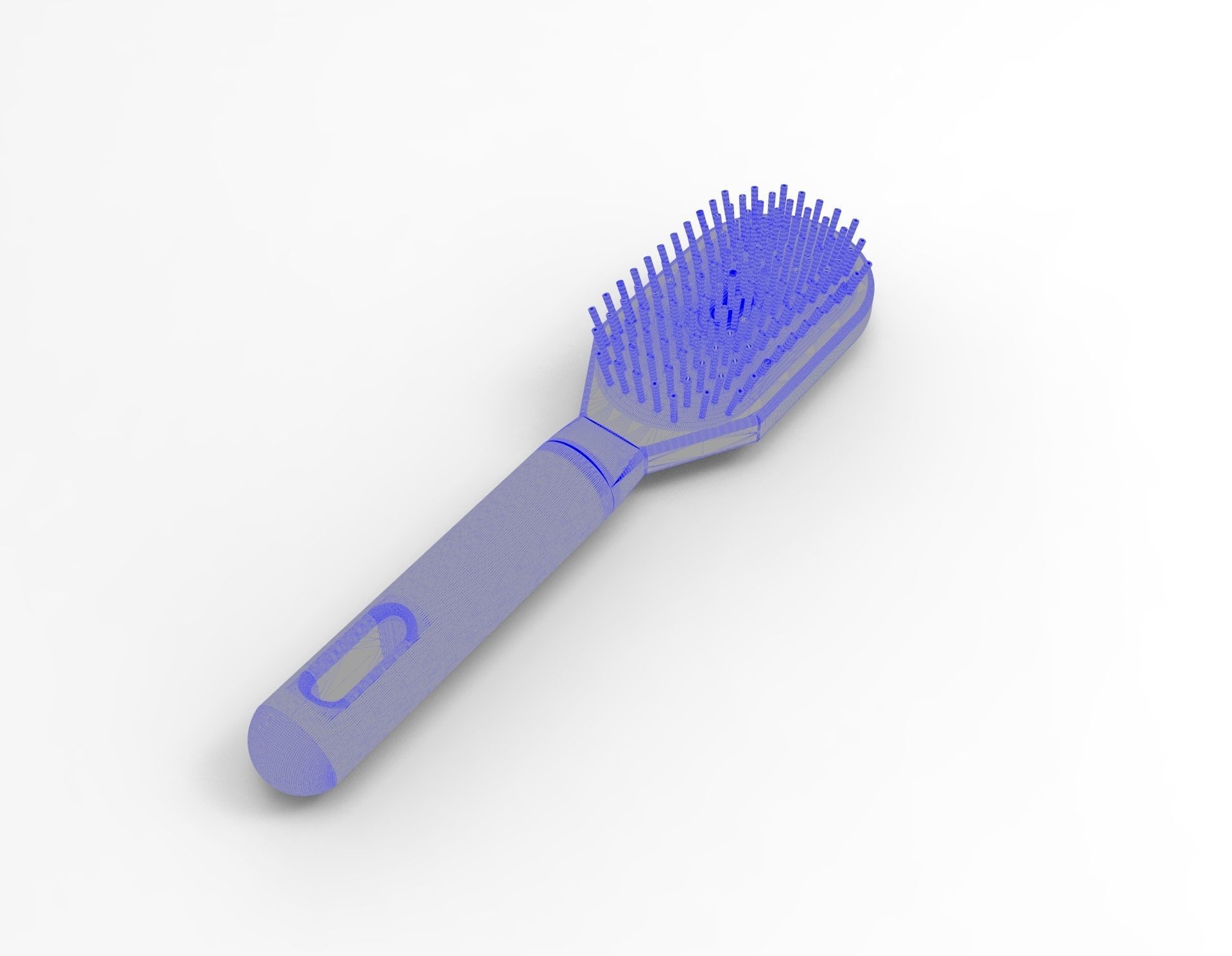 Hair Brush 3D model_5