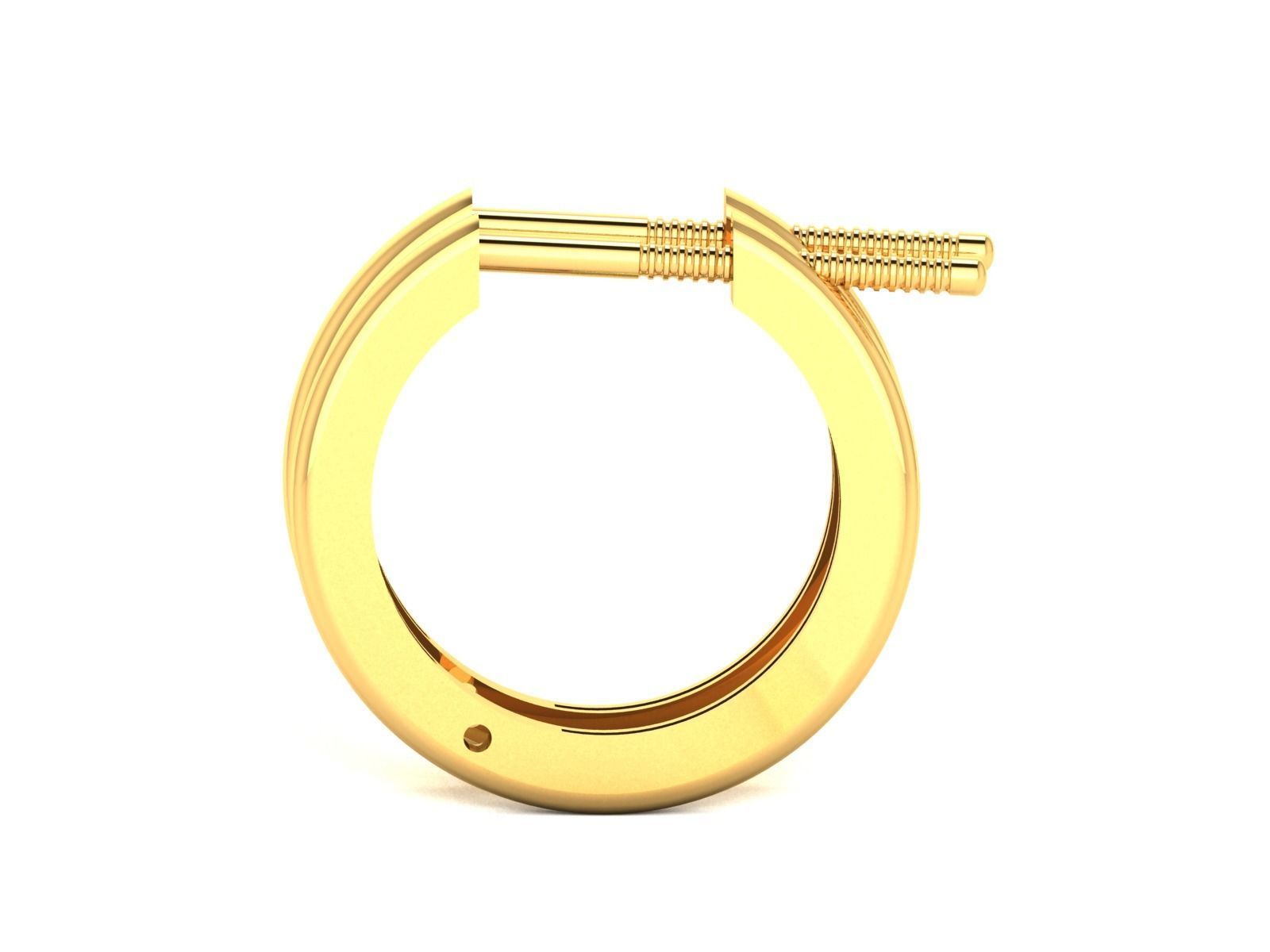 Women Earring 3dm STL OBJ FBX Render Details 3D print model_5