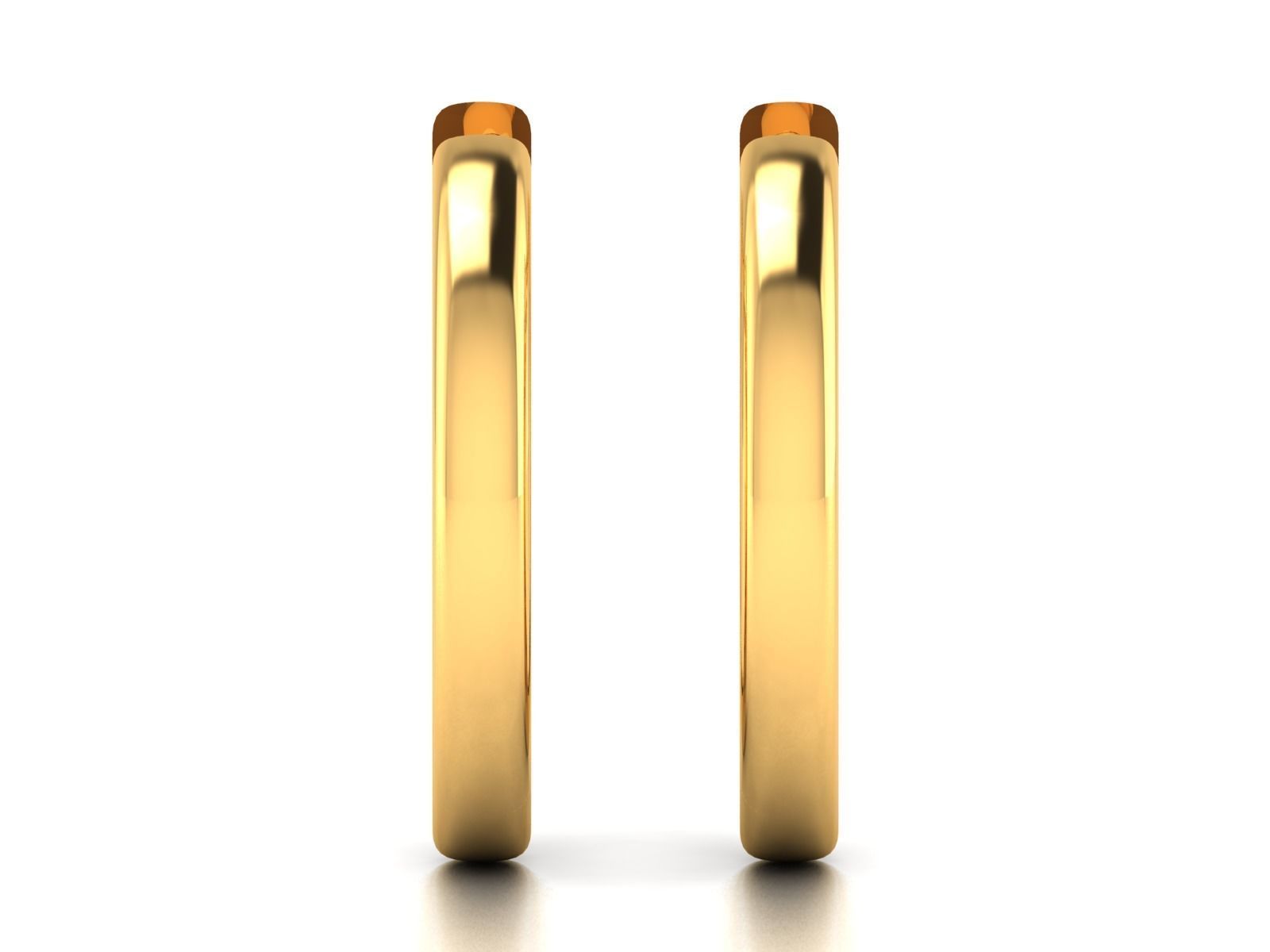 Women Earring 3dm STL OBJ FBX Render Details 3D print model_3