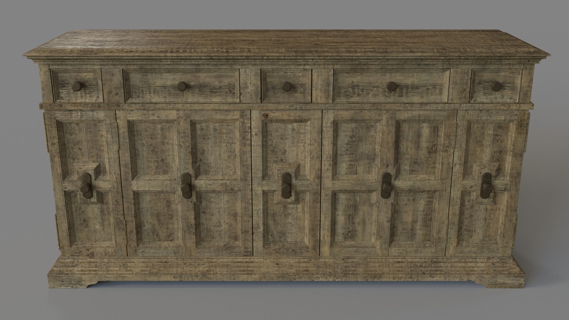 Dining Room La Grange Holman Buffet 3D model_1