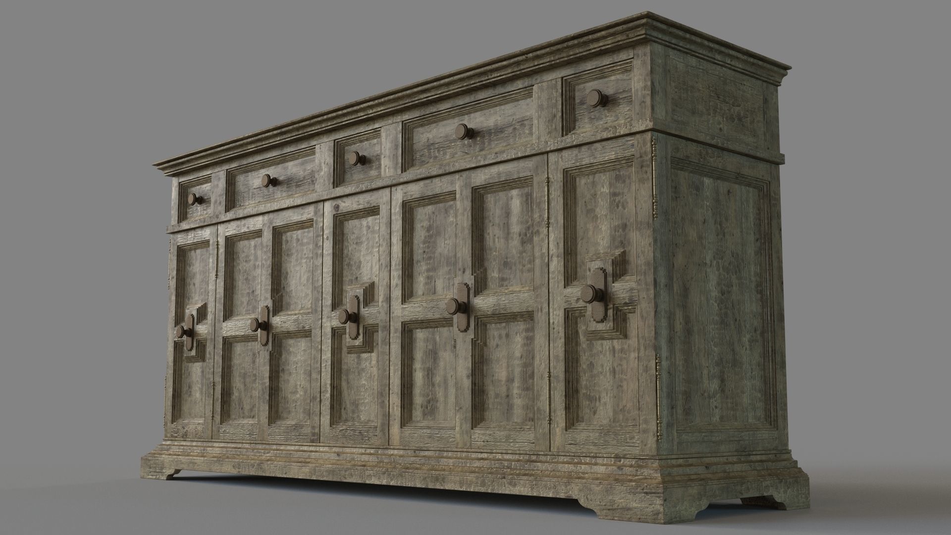 Dining Room La Grange Holman Buffet 3D model_4