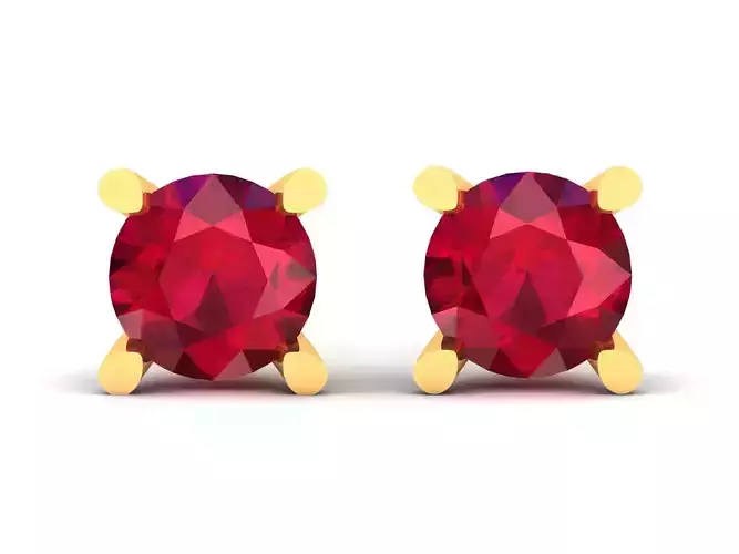 Women Earring 3dm STL OBJ FBX Render Details