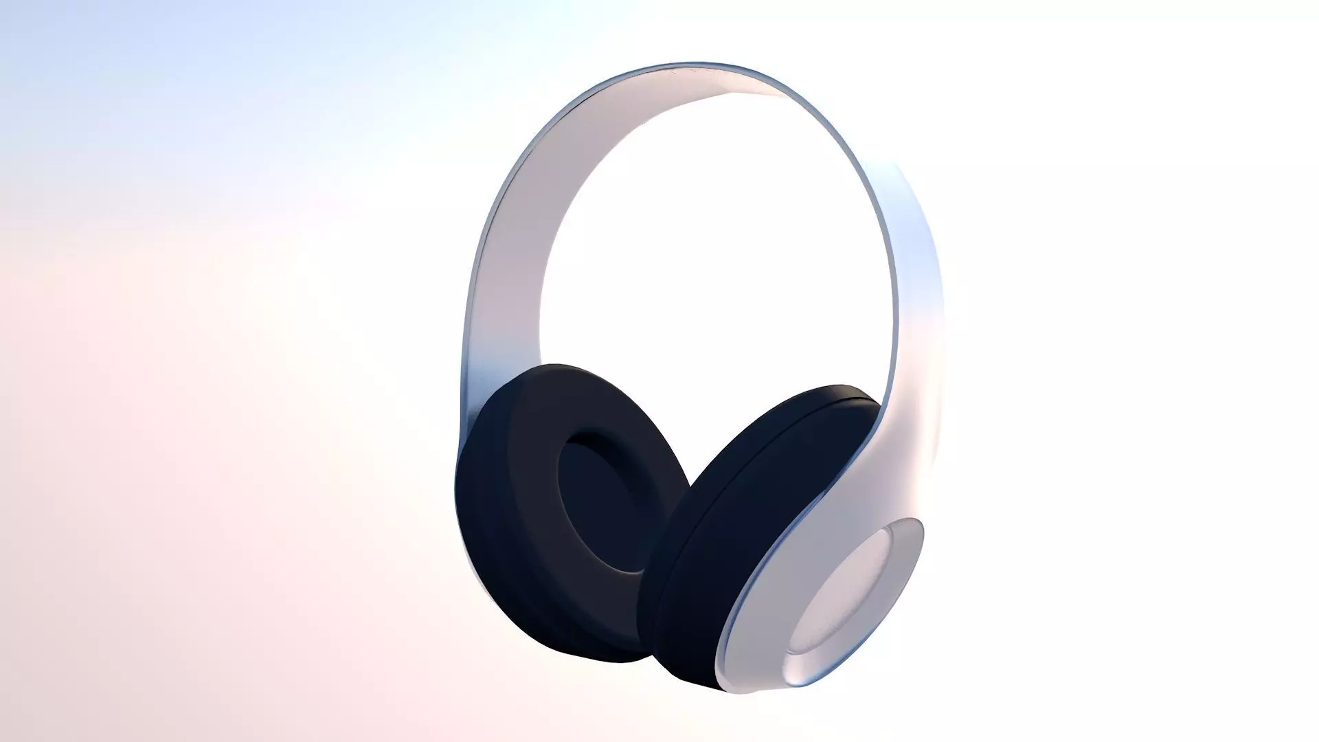 headphones pair of 3D model_0