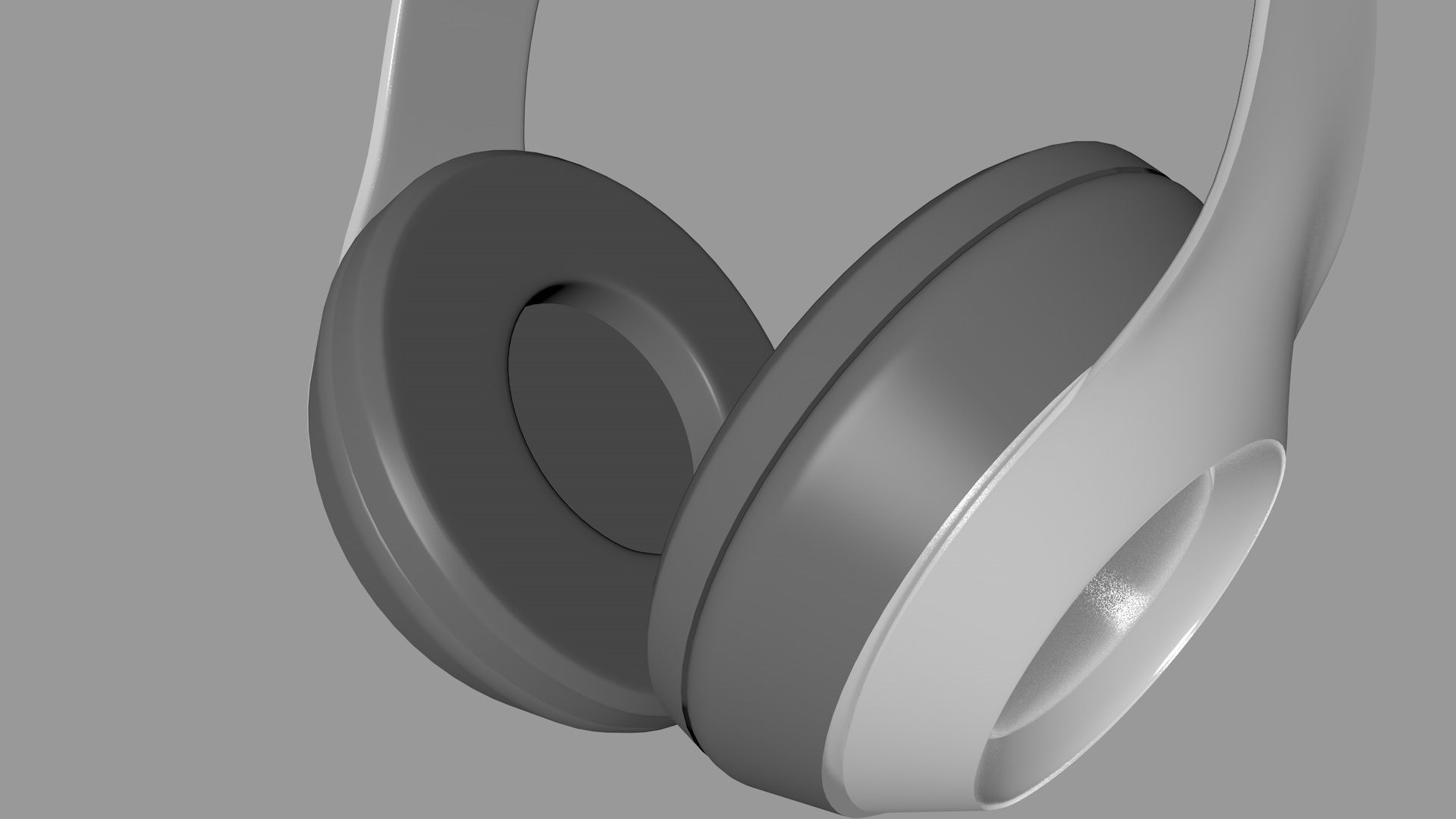 headphones pair of 3D model_6