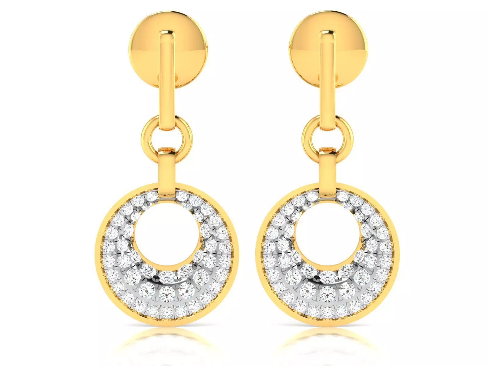 Women Earring 3dm STL OBJ FBX Render Details 3D print model_0