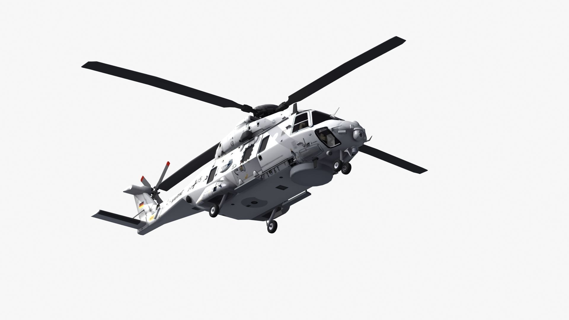 NH90 Helicopter NFH 3D model_19