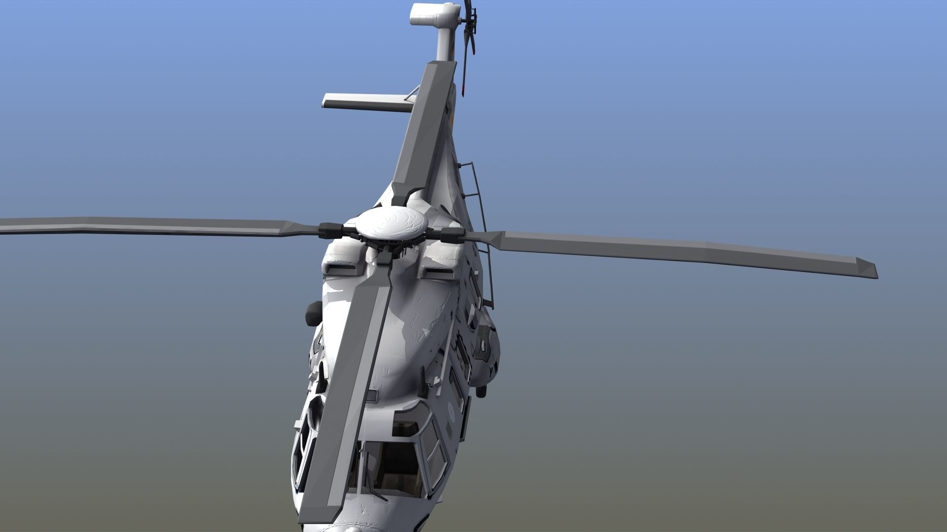 NH90 Helicopter NFH 3D model_7