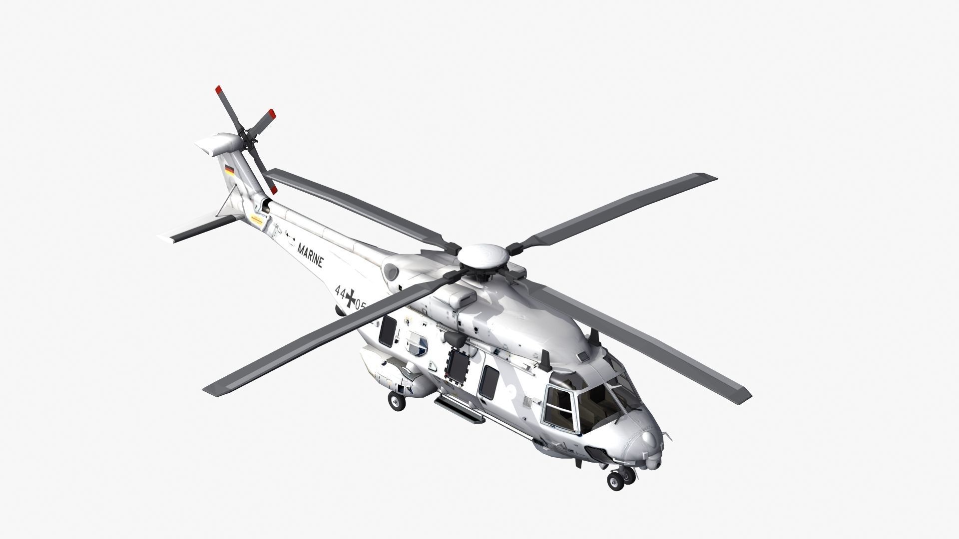 NH90 Helicopter NFH 3D model_21
