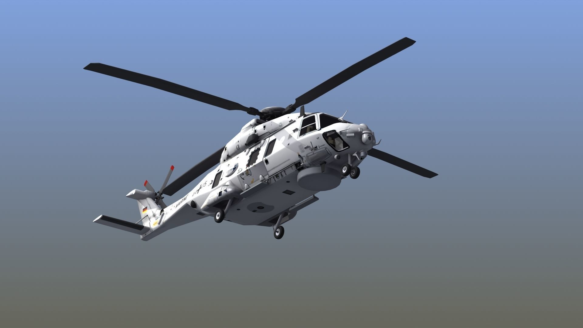 NH90 Helicopter NFH 3D model_26