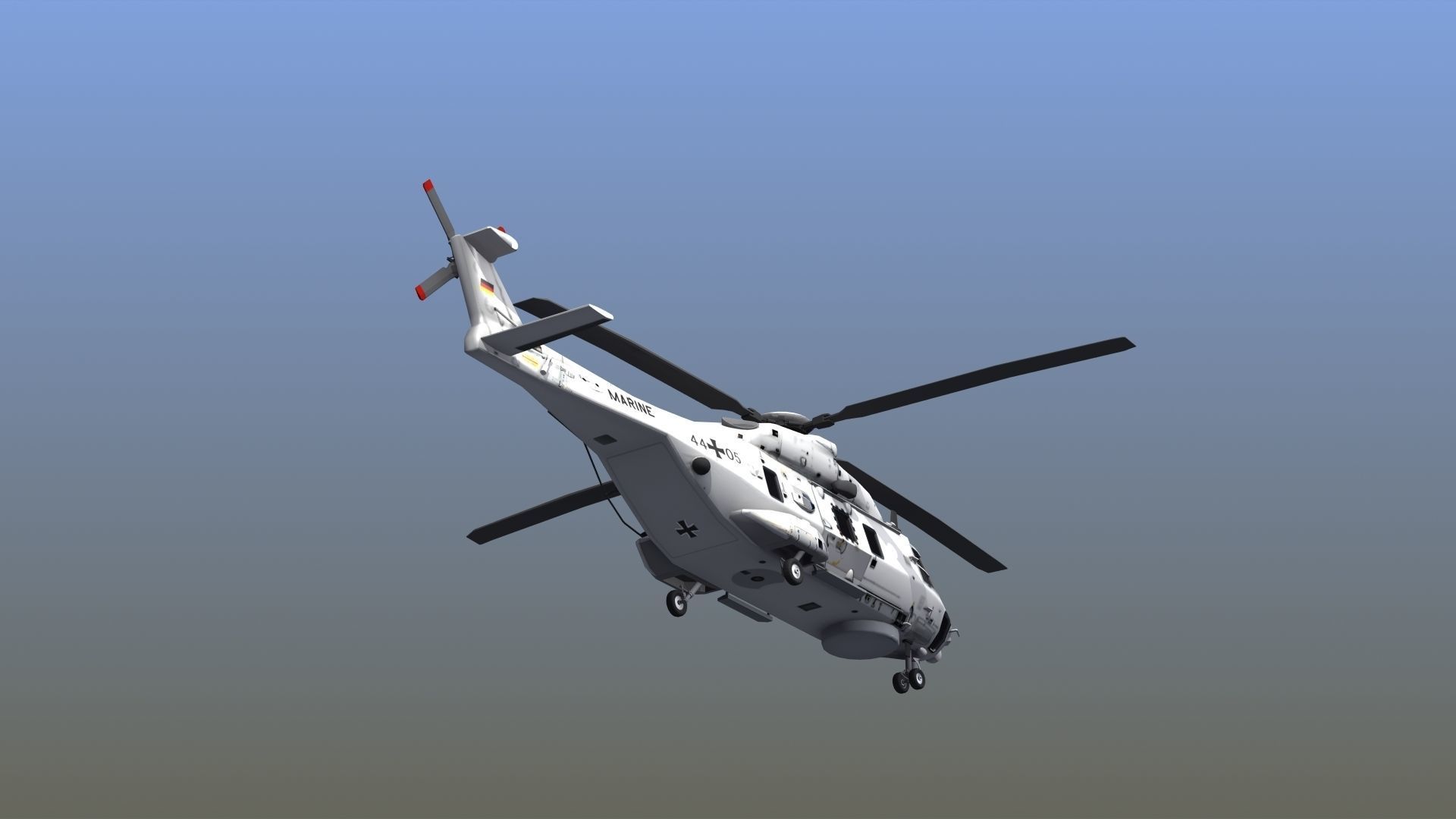 NH90 Helicopter NFH 3D model_30