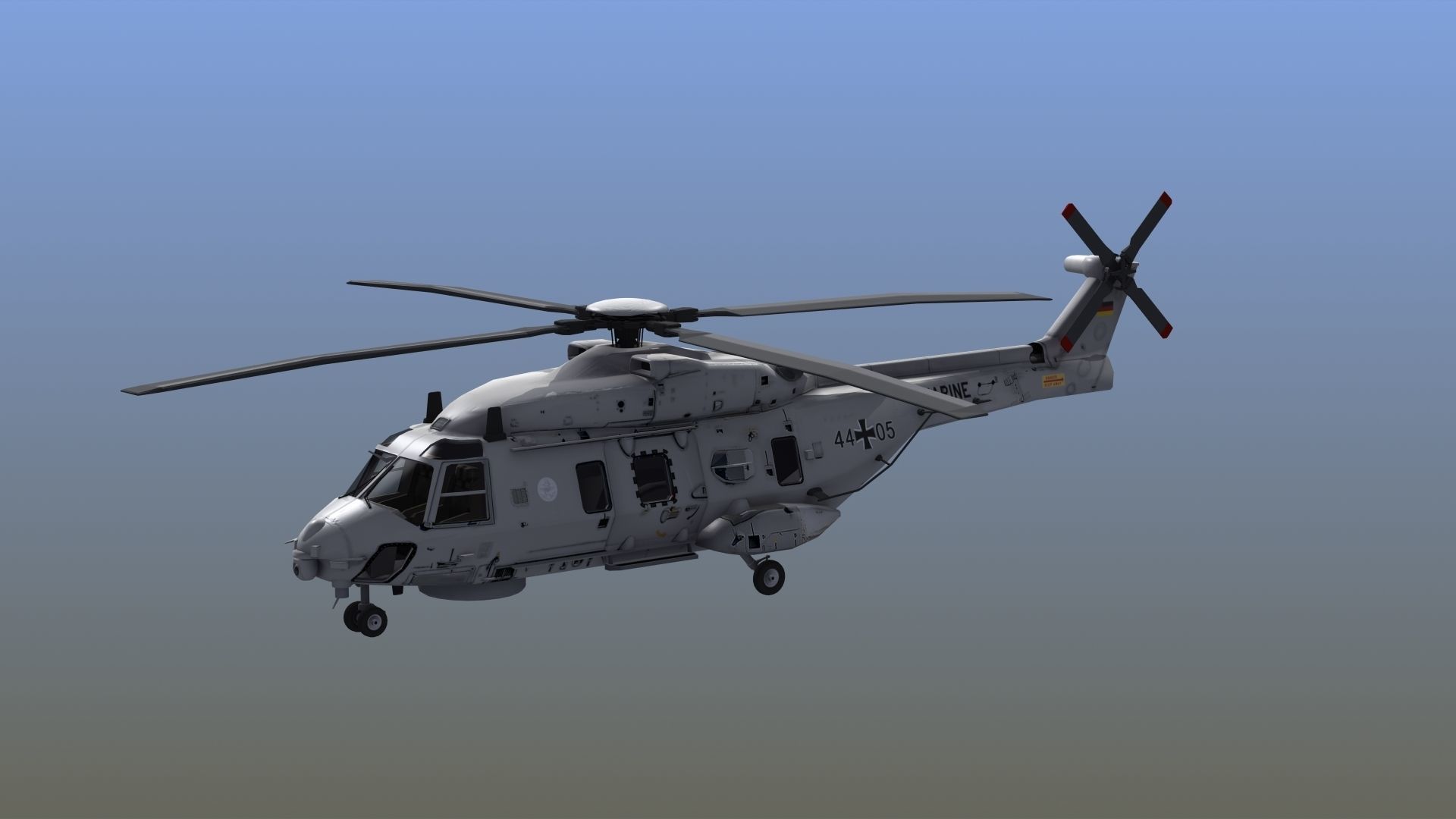 NH90 Helicopter NFH 3D model_3