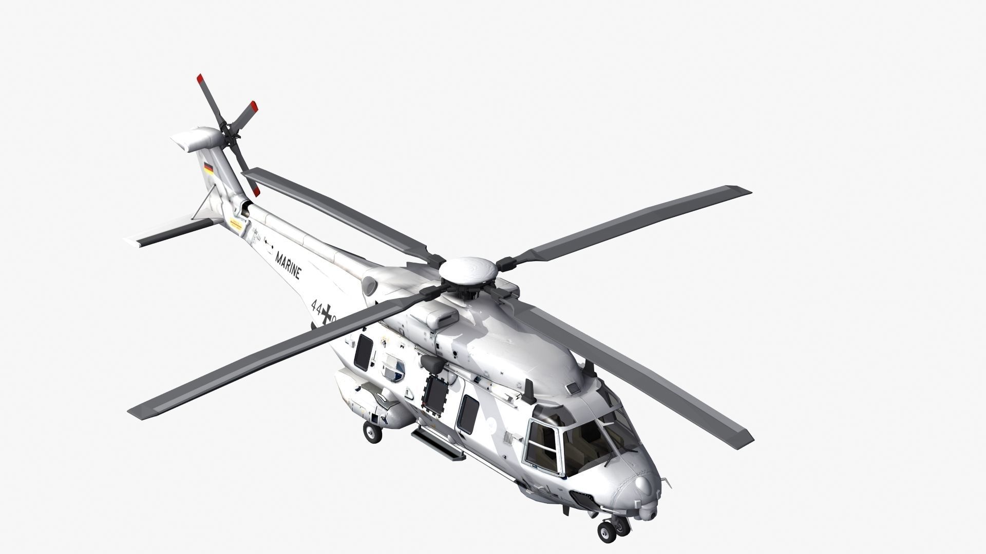 NH90 Helicopter NFH 3D model_12
