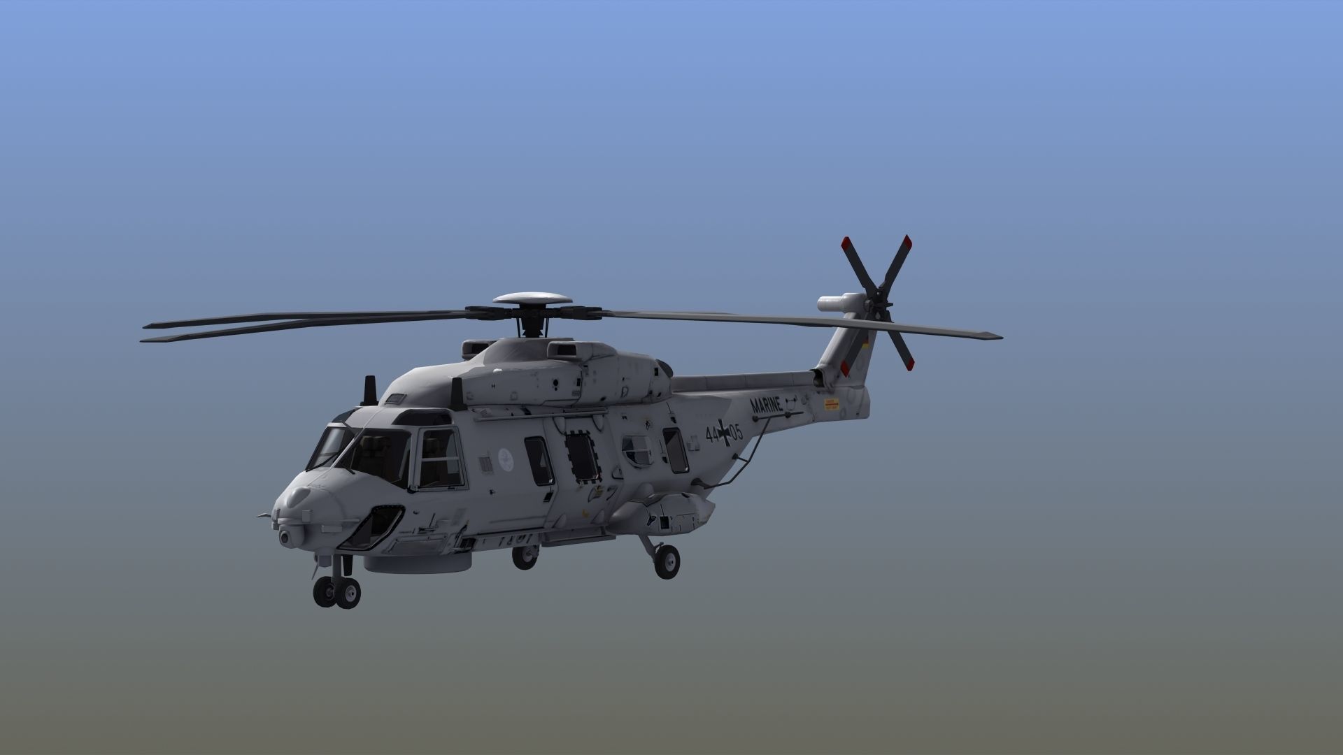 NH90 Helicopter NFH 3D model_1