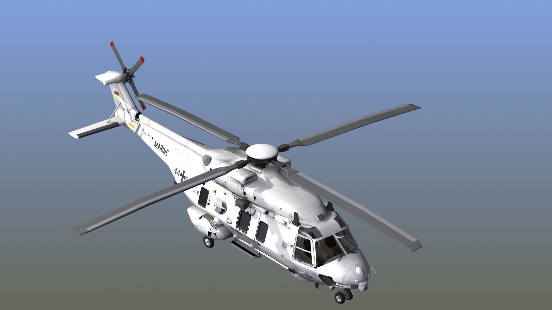 NH90 Helicopter NFH 3D model_18
