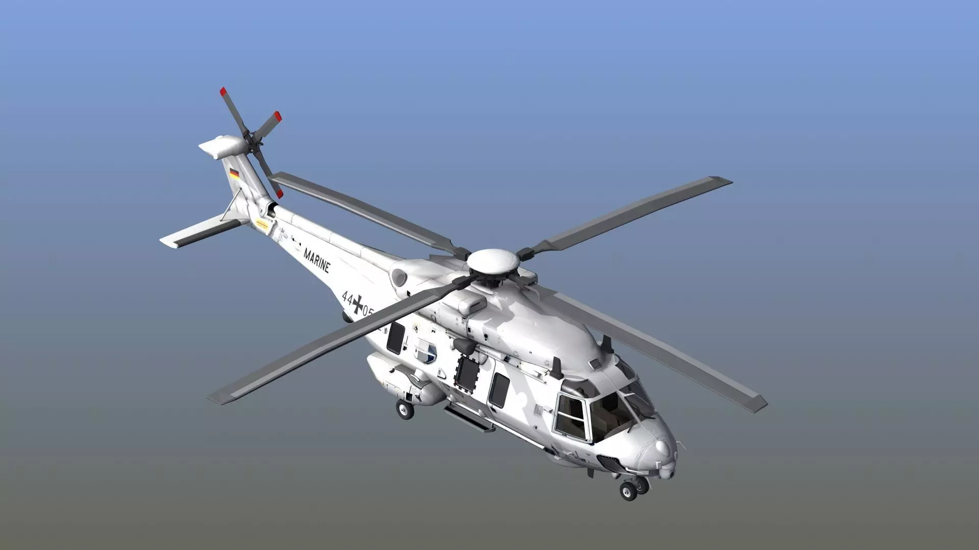 NH90 Helicopter NFH 3D model_0