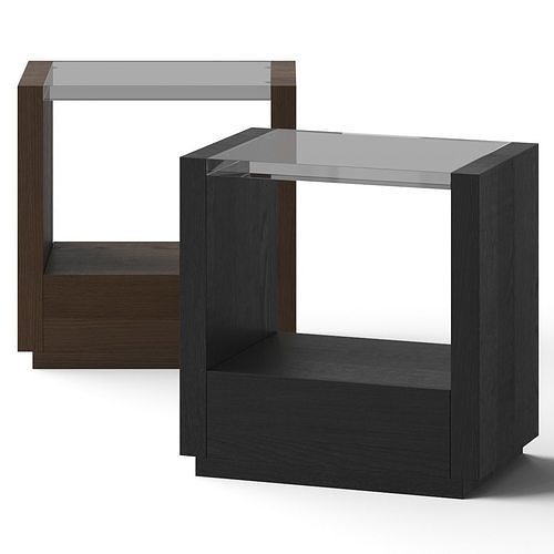CARACOLE Remix Small Nightstand Bedside Table 3D model