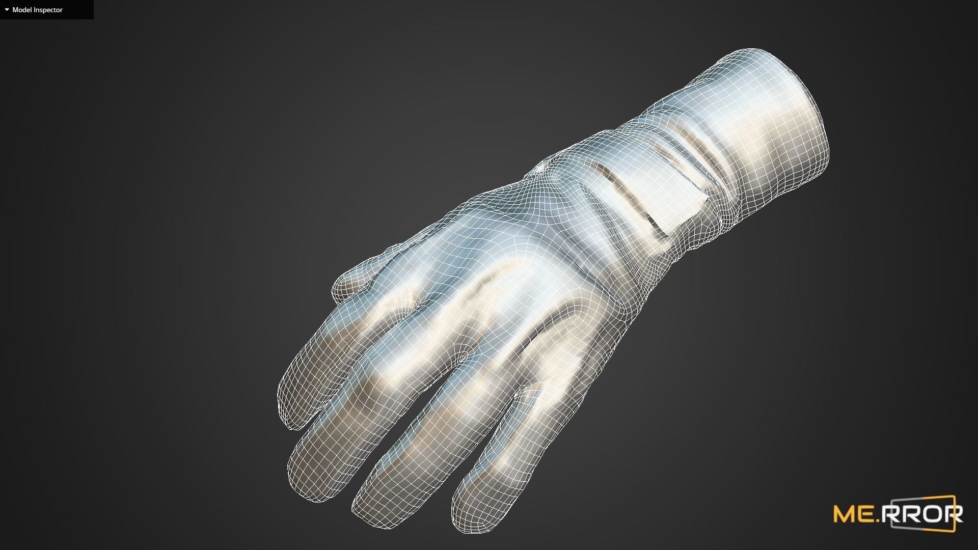 Game Ready Millitary Tactical Glove Low-poly 3D model_20